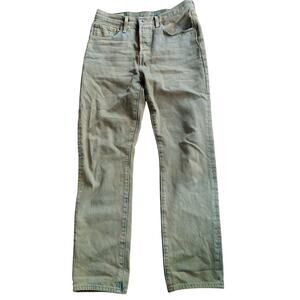 Levi’s 501 Jeans Women’s 27 Khaki‑Tinted Blue Straight Leg